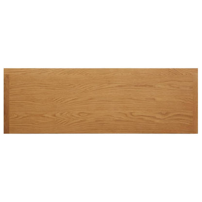Tocador Madera Maciza De Roble 110x40x75 Cm_4