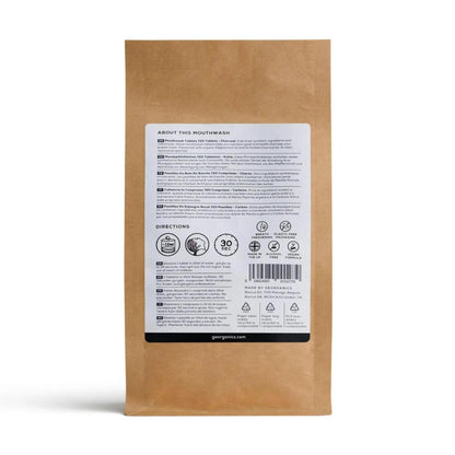 Recarga de pastillas de enjuague bucal de carbón, Georganics 720 unidades