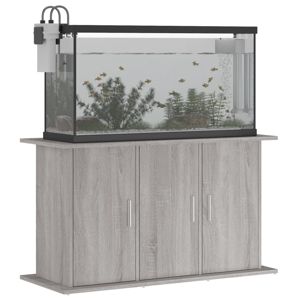 Vidaxl Soporte Para Acuario Madera Ingeniería Gris Sonoma 101x41x58 Cm_3