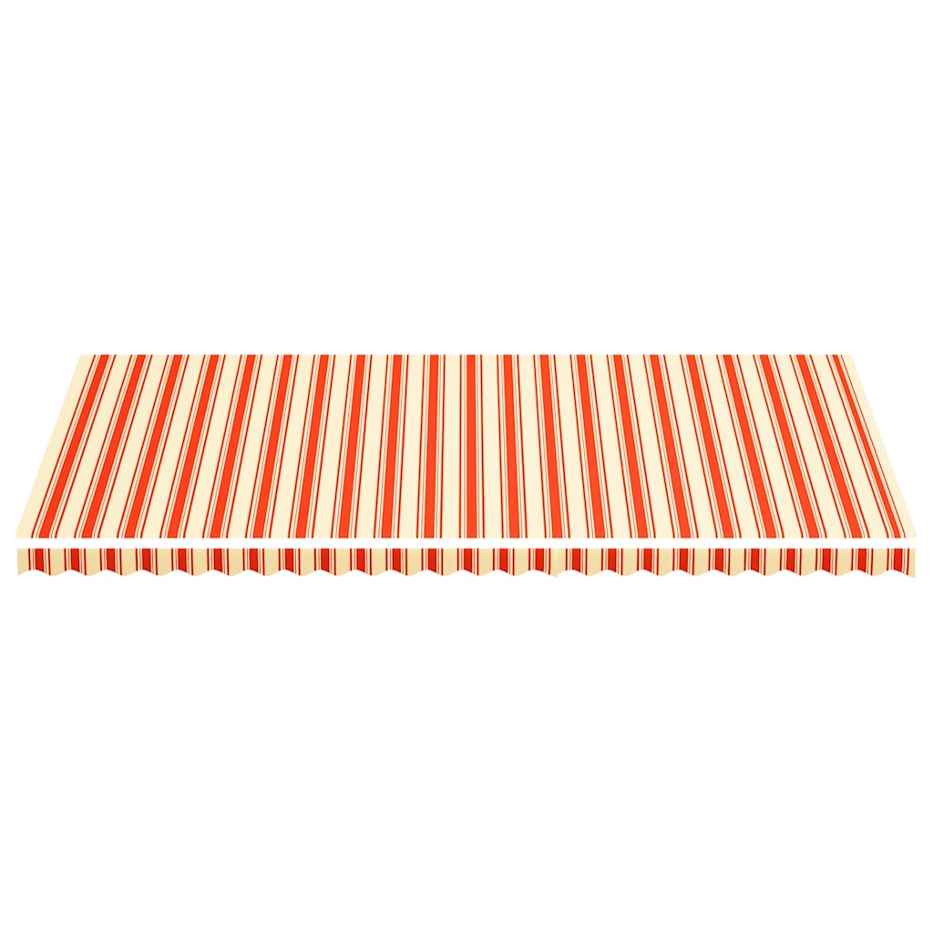 Tela De Repuesto Para Toldo Amarillo Y Naranja 6x3 M Poliéster_2