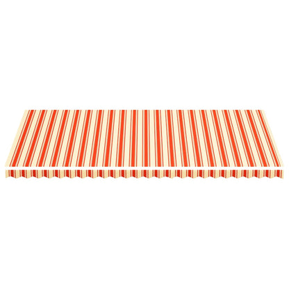 Tela De Repuesto Para Toldo Amarillo Y Naranja 6x3 M Poliéster_2