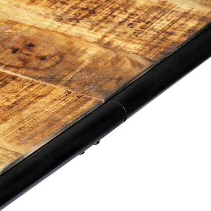 Mesa De Comedor De Madera Maciza De Mango Rugosa 180x90x76 Cm_4