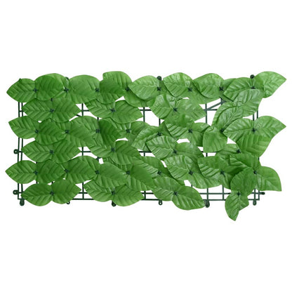 Vidaxl Toldo Para Balcón Con Hojas Verde 300x100 Cm_1