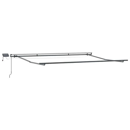 Toldo Retráctil Amarillo Y Naranja 400 X 300 Cm Tela Y Aluminio_5