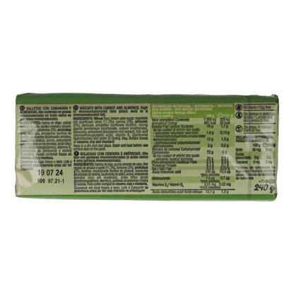 Galletas Zanahoria y Almendras Santiveri 240 g