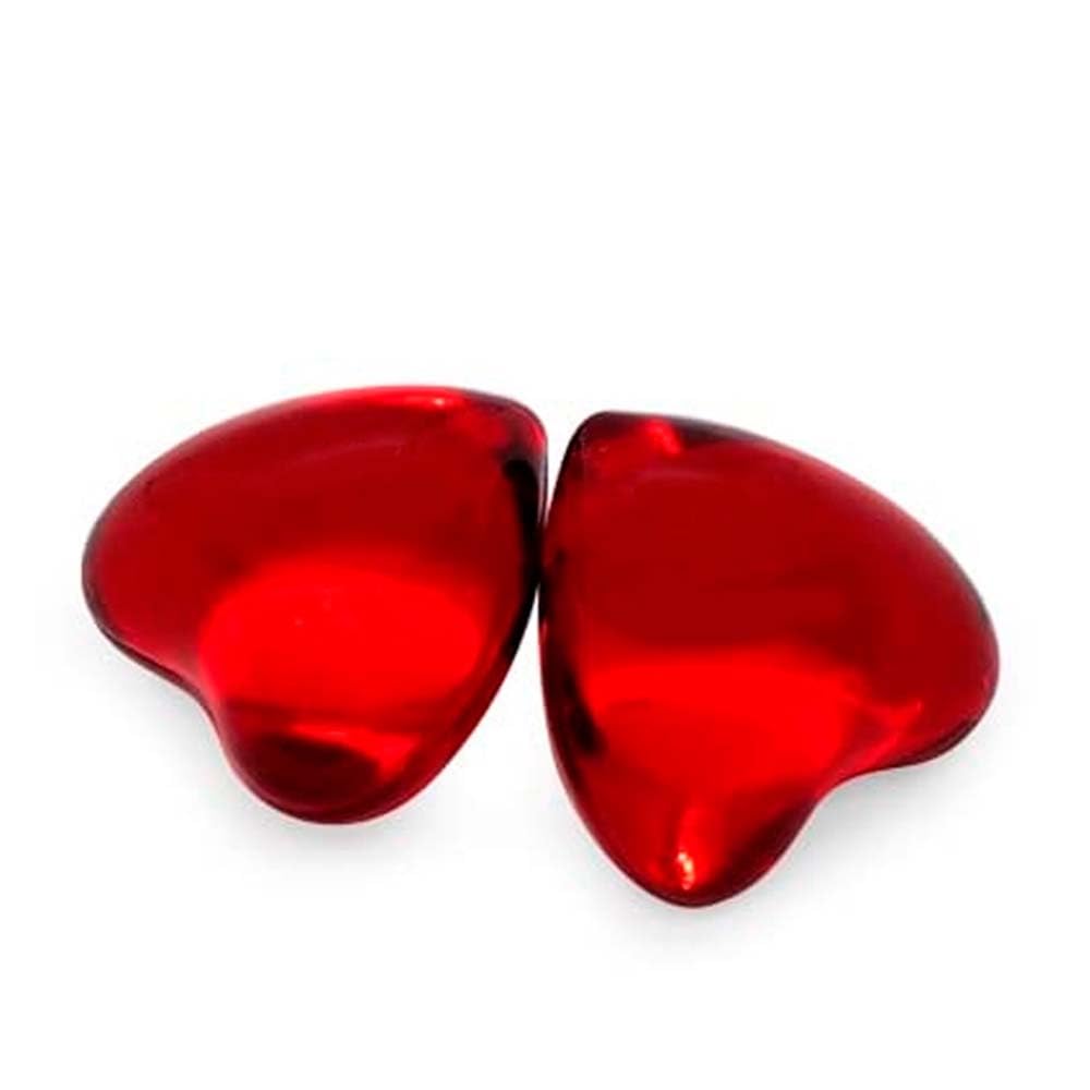 Pack Regalo 12 Perlas Baño En Forma De Corazón - Con Aceite De Soja - Hidrata, Suaviza Y Perfuma La Piel - Aroma Fresas_2