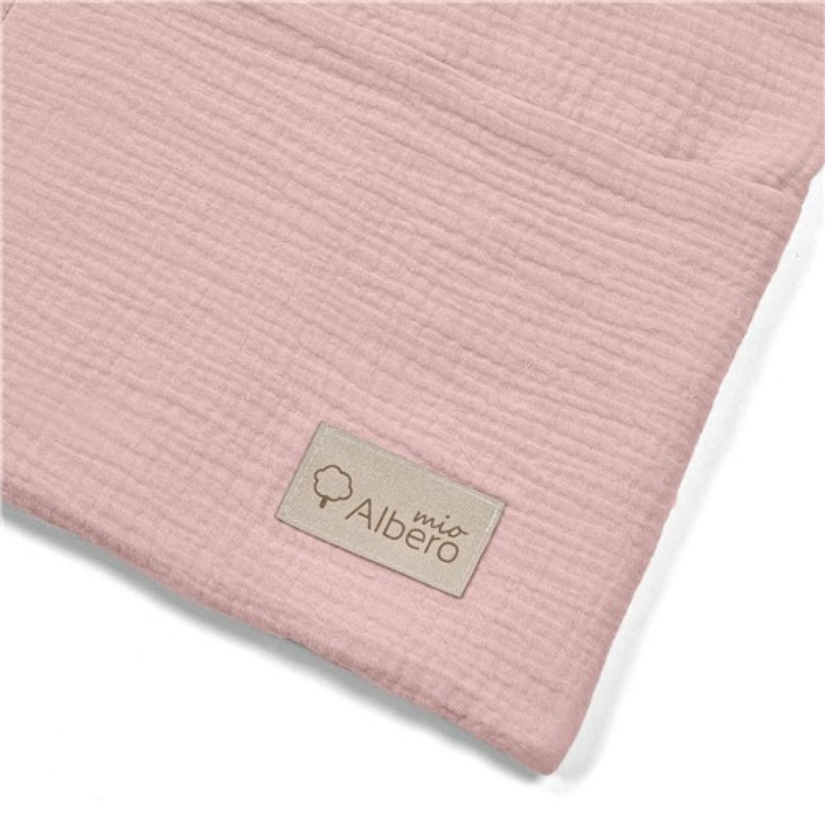 Organizador De Cuna Con Compartimentos Muselina Rosa