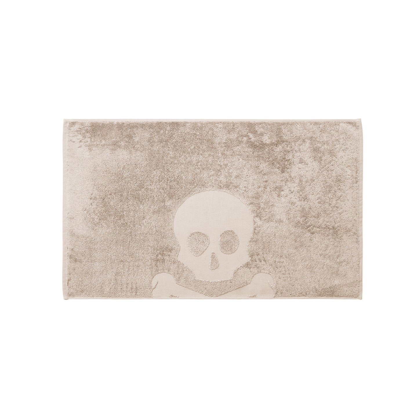 Alfombra De Baño Calavera 50x80cm 100% Algodón 750gsm Beige Scalpers Home