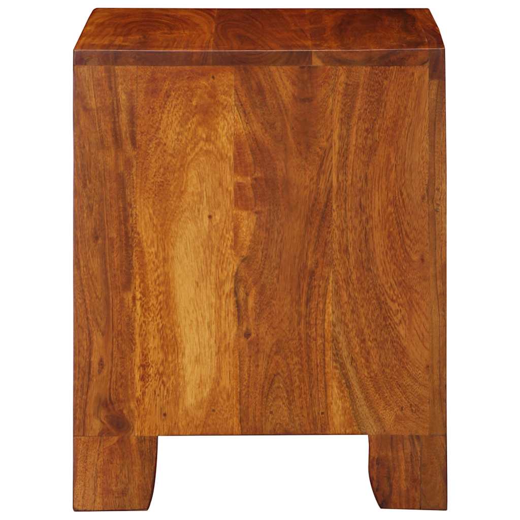 Mesita De Noche 2 Uds 40x35x45 Cm Madera Maciza De Acacia_1