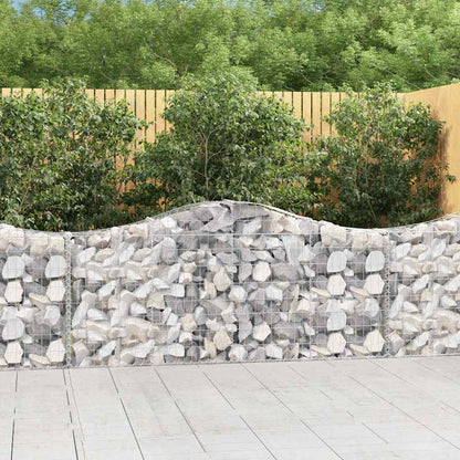 Cestas De Gaviones 30 Uds Forma De Arco Hierro 200x30x80/100 Cm_1