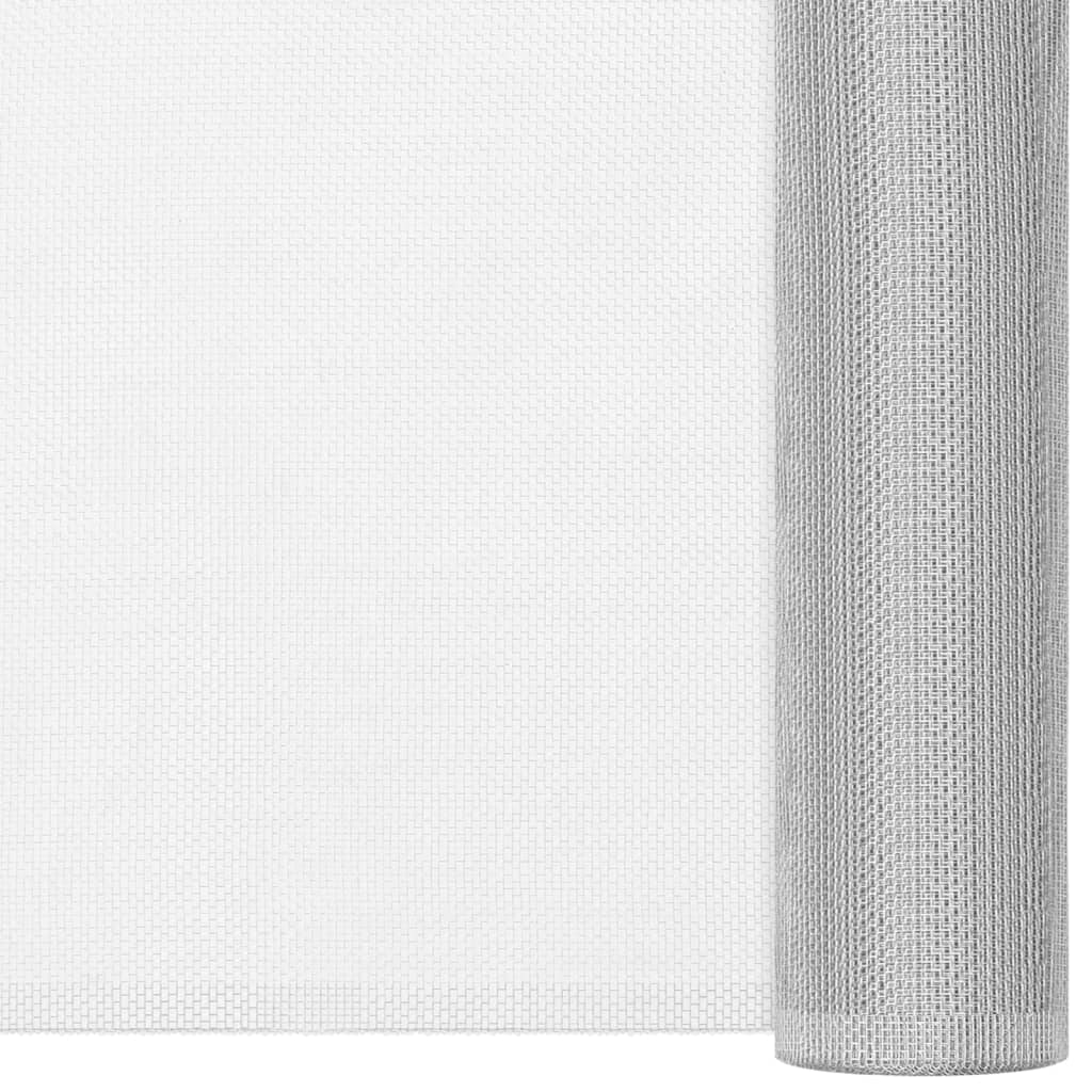 Malla Mosquitera De Aluminio Plateada 112x2000 Cm / Vetonek_4