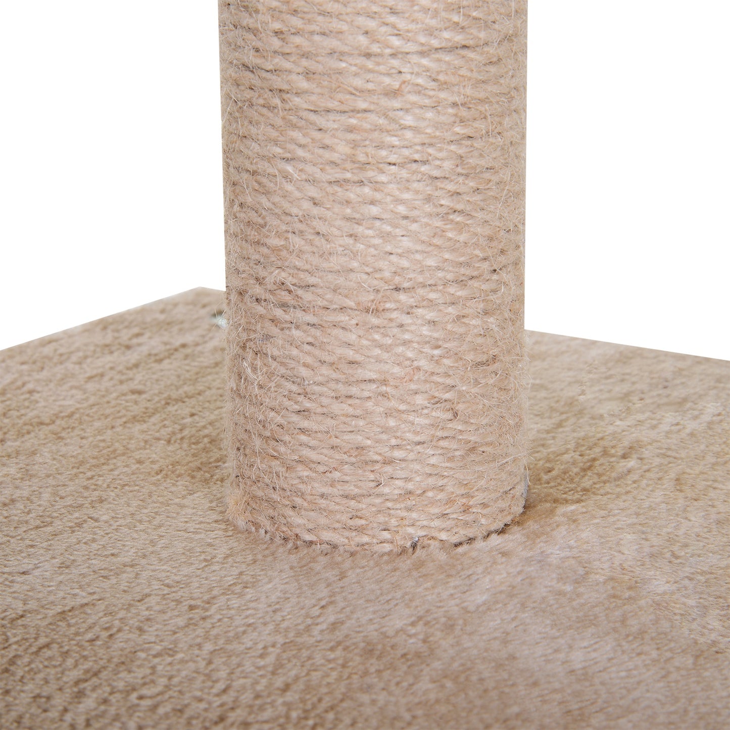 Pawhut Árbol Rascador Para Gatos De 92 Cm Con 2 Cuevas Bola Colgantes Gris_3