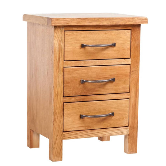 Mesitas De Noche 2 Unidades Madera Maciza De Roble 40x30x54 Cm_0