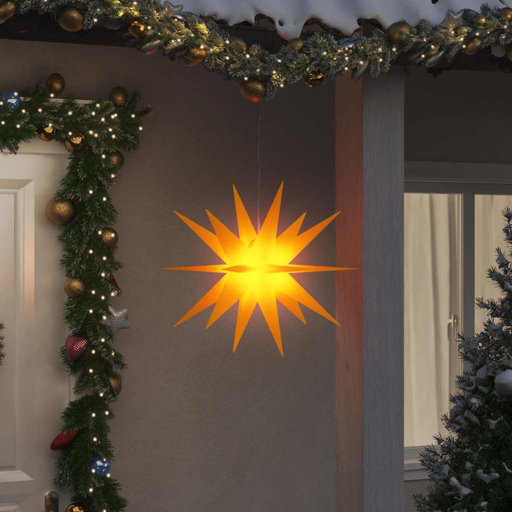 Vidaxl Lámpara De Navidad Con Led Plegable Amarilla 57 Cm_1