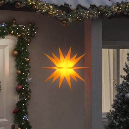 Vidaxl Lámpara De Navidad Con Led Plegable Amarilla 57 Cm_1