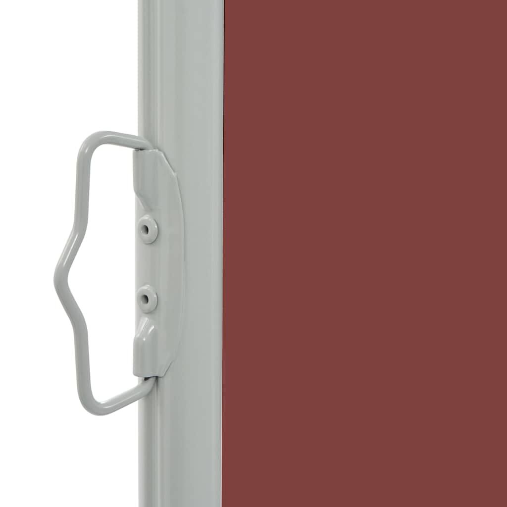 Vidaxl Toldo Lateral Retráctil De Jardín Marrón 60x300 Cm_4
