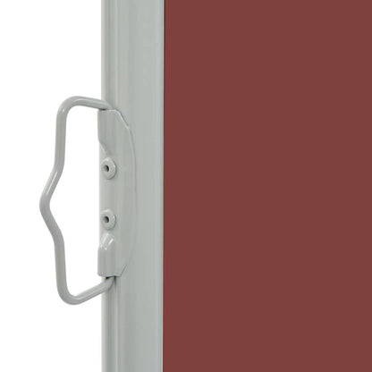 Vidaxl Toldo Lateral Retráctil De Jardín Marrón 60x300 Cm_4
