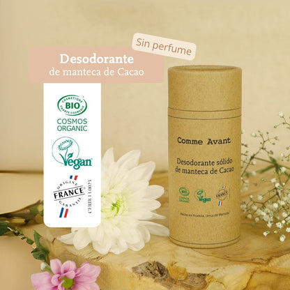 Desodorante sólido con manteca de cacao Comme Avant 60 g