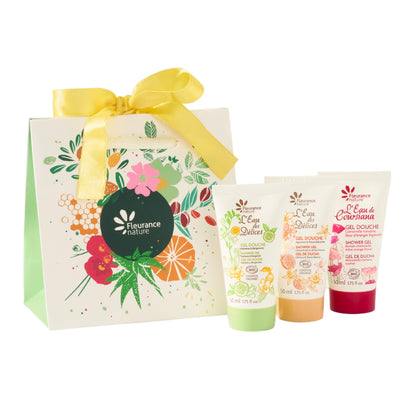 Cofre Bolsa Trío Geles Ducha Formato Viaje 50ml - Día de la Madre_1