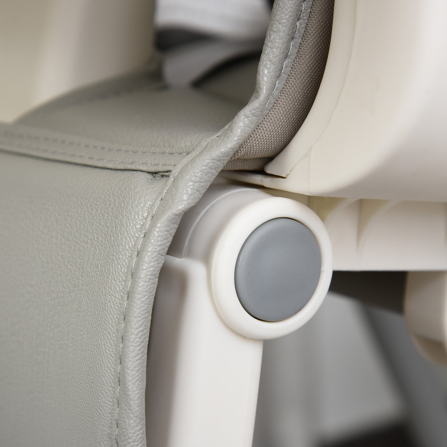 Homcom Trona Para Bebé Evolutiva Plegable De +6 Meses Altura Ajustable Ruedas Y_4