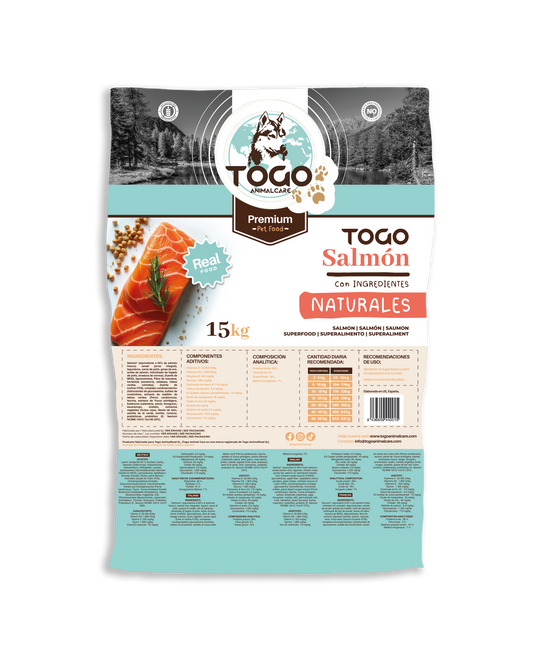 Pienso de Salmón Natural Hipoalergénico 15kg_0