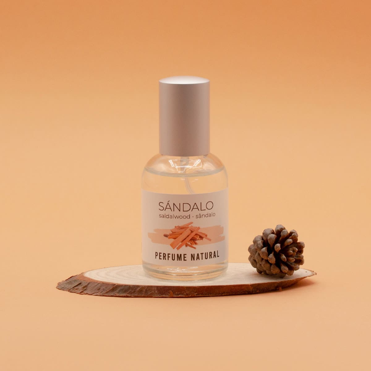 Perfume Natural De Sándalo 50 Ml | Fragancia Amaderada Y Cálida | Aroma Elegante Y Envolvente | Perfume Duradero_1