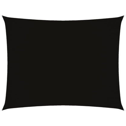 Vidaxl Toldo De Vela Rectangular Tela Oxford Negro 2,5x4 M_0