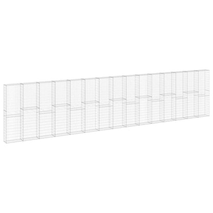 Muro De Gaviones Con Cubiertas Acero Galvanizado 900x30x200 Cm / Vetonek_0