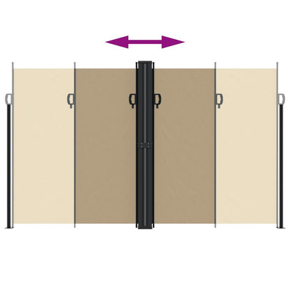Vidaxl Toldo Lateral Retráctil Beige 200x1200 Cm_4