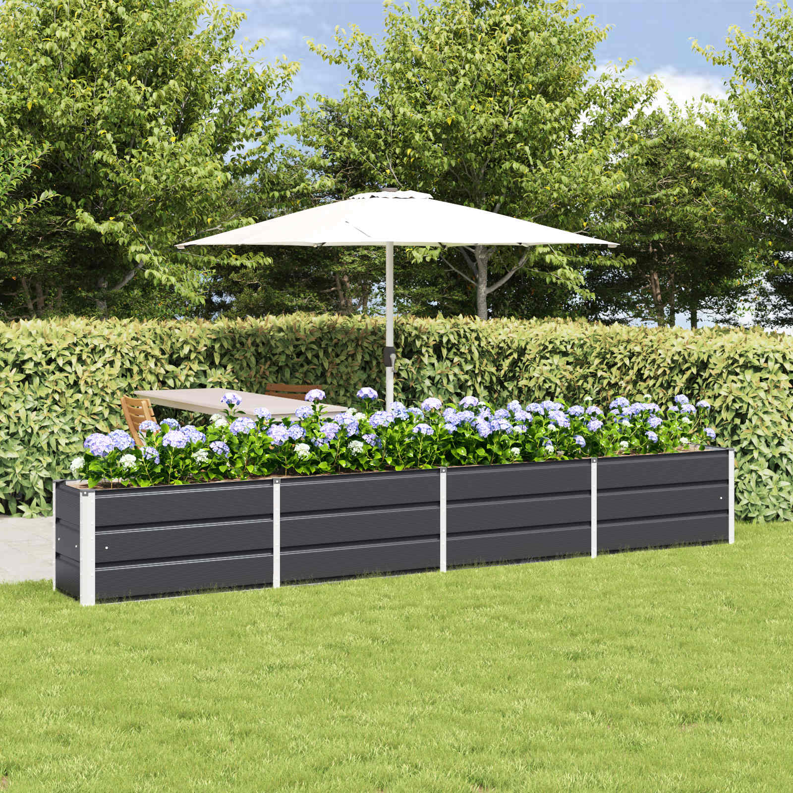 Jardinera Antracita 320 X 40 X 45 Cm Acero_1
