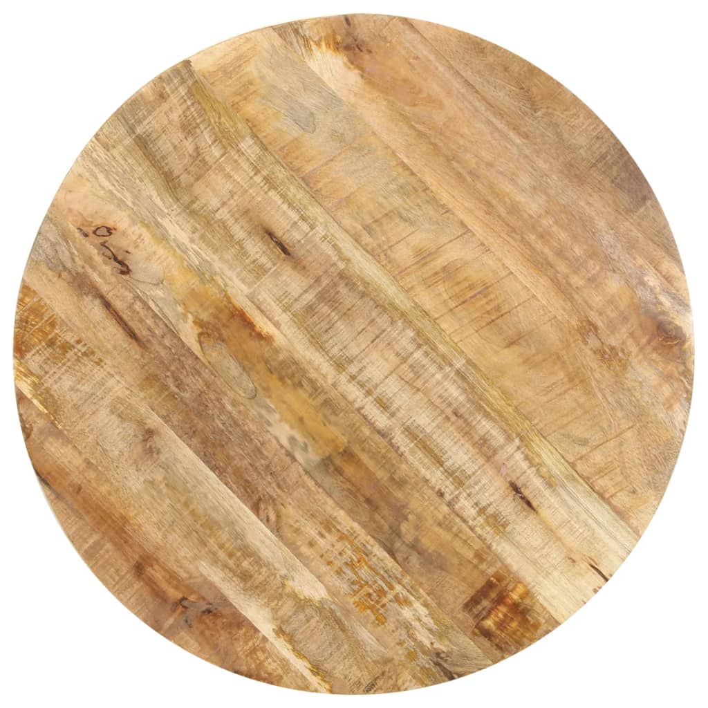 Mesa Auxiliar De Madera Maciza De Mango 68x68x56 Cm_1