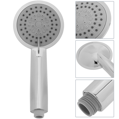 Alcachofa Móvil 240mm Para Ducha Cromado Con Sistema Antical, Ahorro De Agua Y 3 Funciones_1