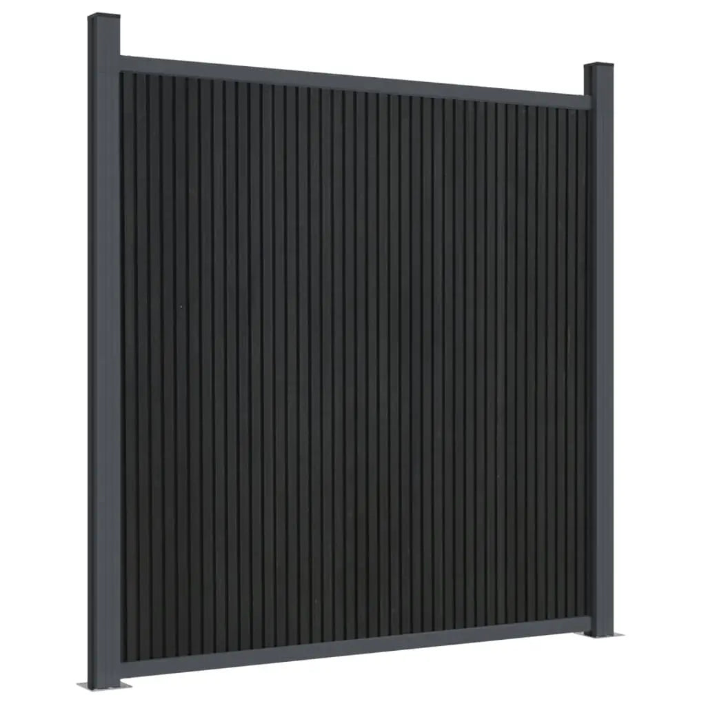 Panel De Valla Wpc Gris 173x186 Cm / Vetonek_3