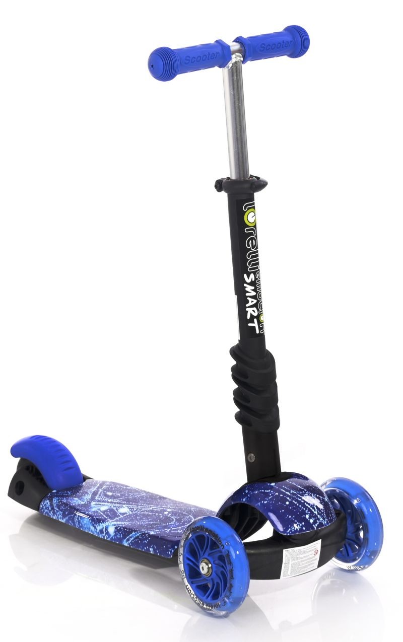Patinete Infantil Con Asiento Smart Blue Cosmos_4