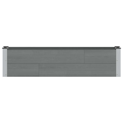 Arriate Elevado Gris 150 X 30 X 36 Cm Wpc Y Aluminio_2