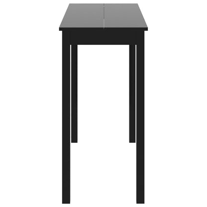 Mesa Alta Negra De Mdf 115x55x107 Cm_2