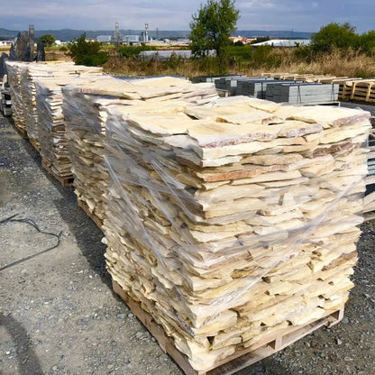Planchoncillo Amarillo / Palet 25 M² / Irregular 2 Cm_2