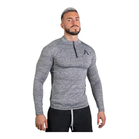 Long Tech T-shirt-dark Grey Talla M_0