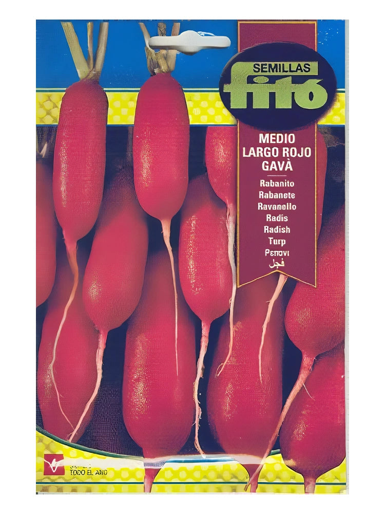 Semilla De Rabanito Medio Largo Rojo_0