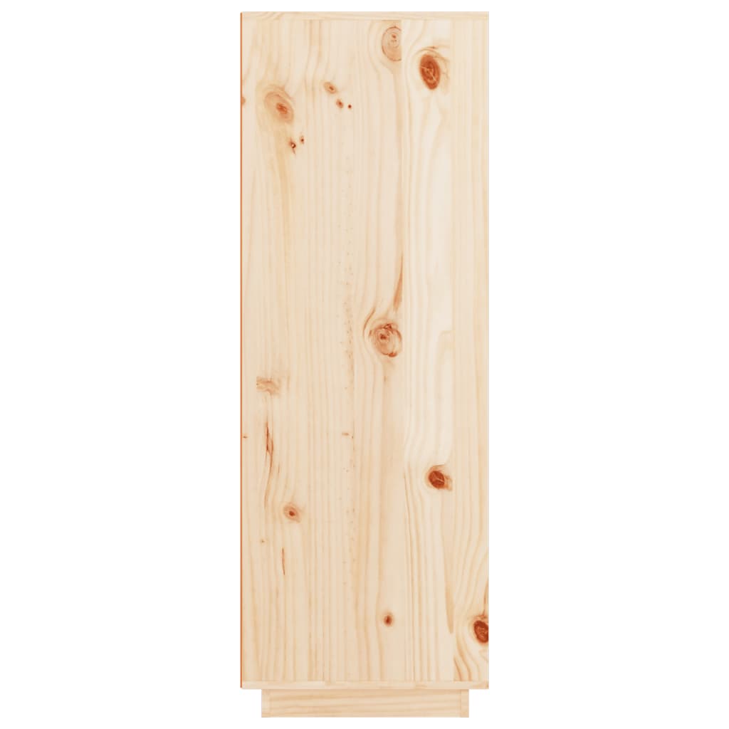 Aparador Alto De Madera Maciza De Pino 89x40x116,5 Cm / Vetonek_1