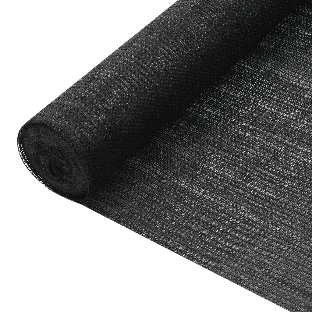 Vidaxl Red De Privacidad Hdpe Negro 1x50 M 75 G/m²_0