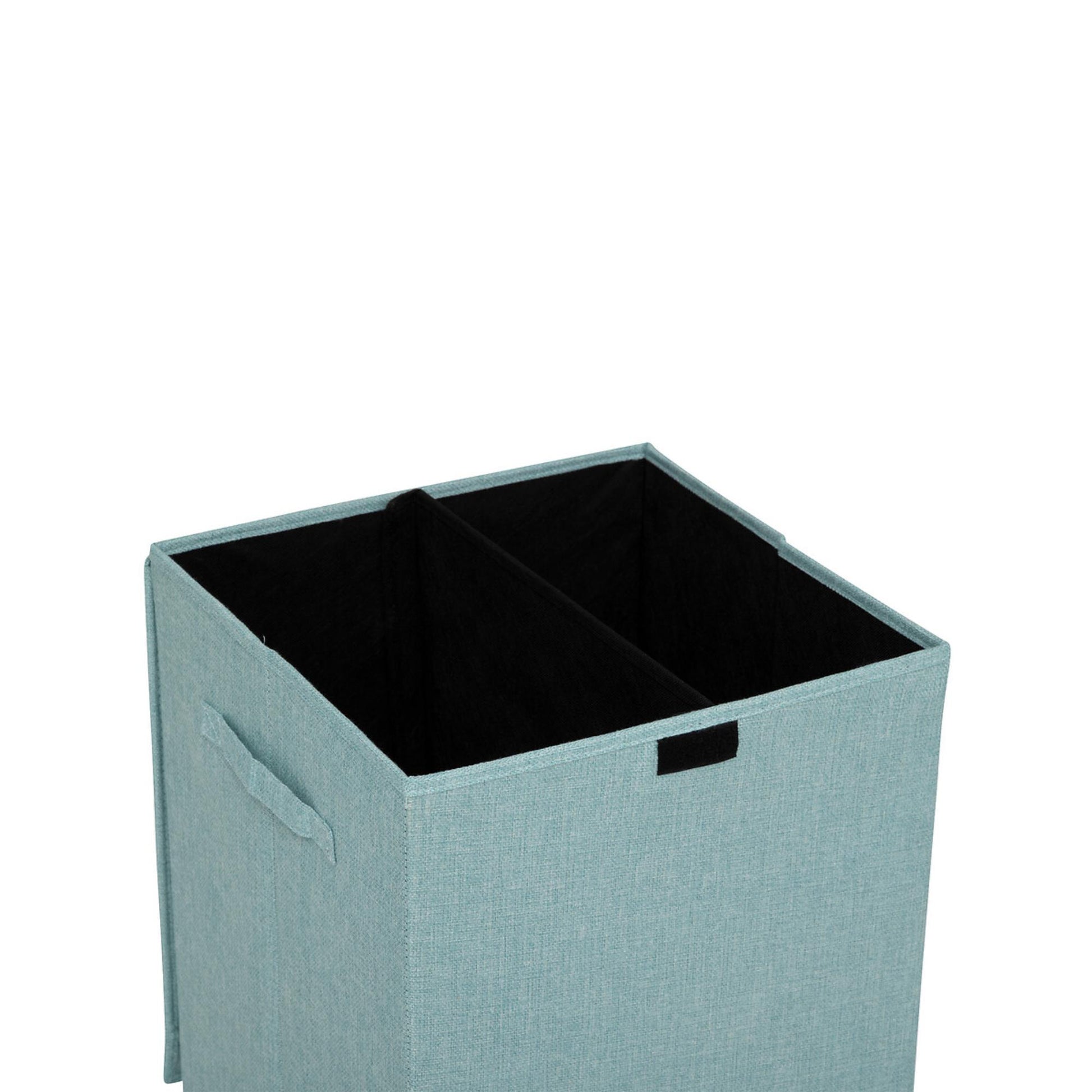 Cesta De Ropa Colors 74l Mdf Y Poliéster Azul Ártico_2