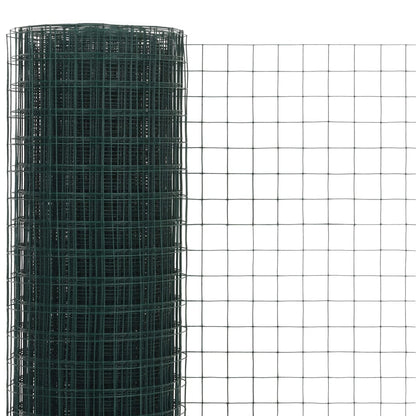 Alambrada De Gallinero Acero Recubrimiento Pvc Verde 25x1,5 M / Vetonek_3