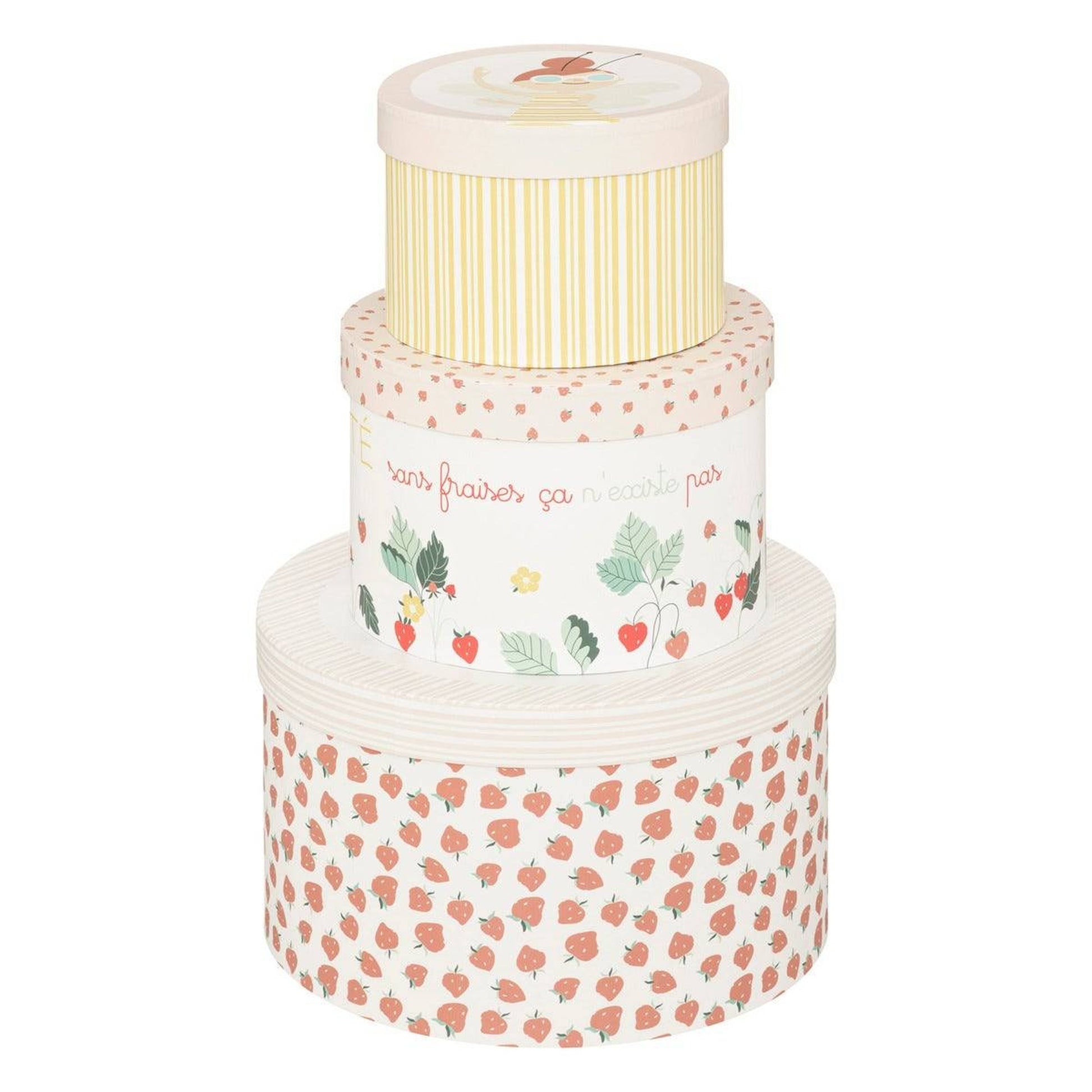 Set De 3 Cajas Infantiles verano Cartón Blanco_0