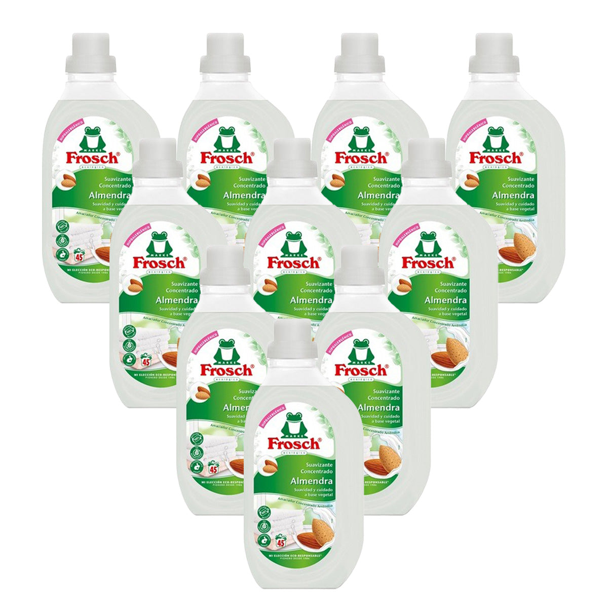 Pack 10x Suavizante Almendras Frosch 900 ml
