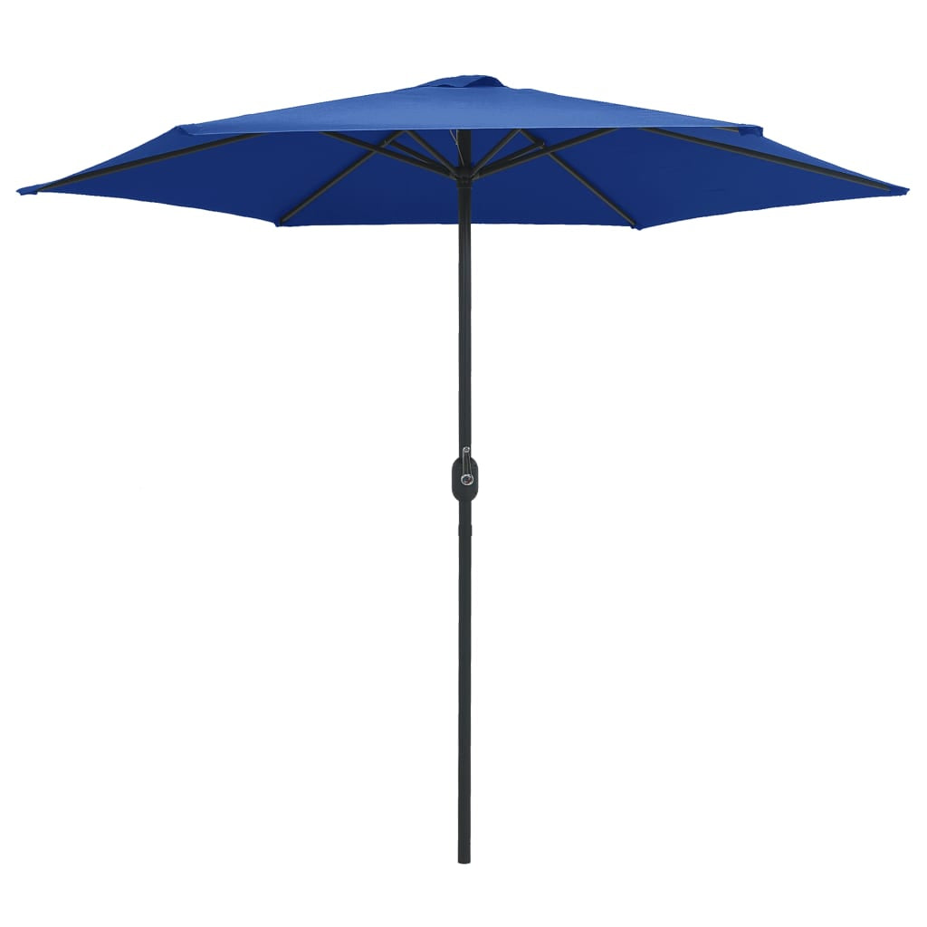 Vidaxl Sombrilla De Jardín Con Palo De Aluminio Azul Azure 270x246 Cm_1