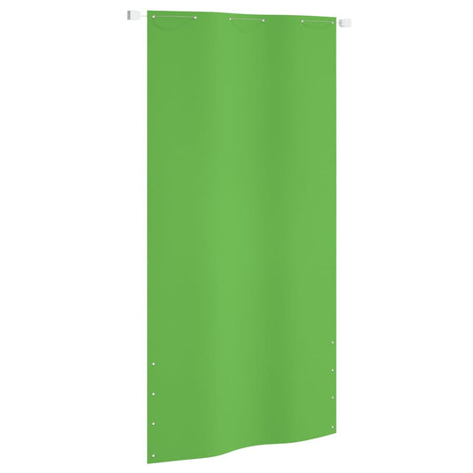 Vidaxl Toldo Pantalla Para Balcón Tela Oxford Verde Claro 120x240 Cm_0