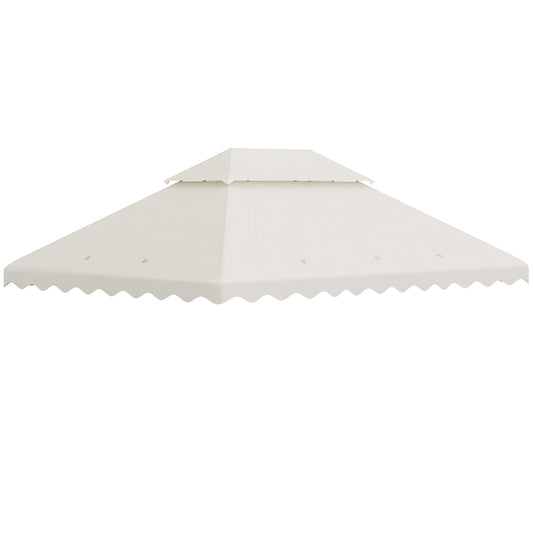 Outsunny Toldo De Repuesto Para Carpa 4x3 M Con Techo De Doble Ventilación_0