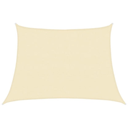 Vidaxl Toldo De Vela Hdpe Color Crema 160 G/m² 4/5x3 M_0