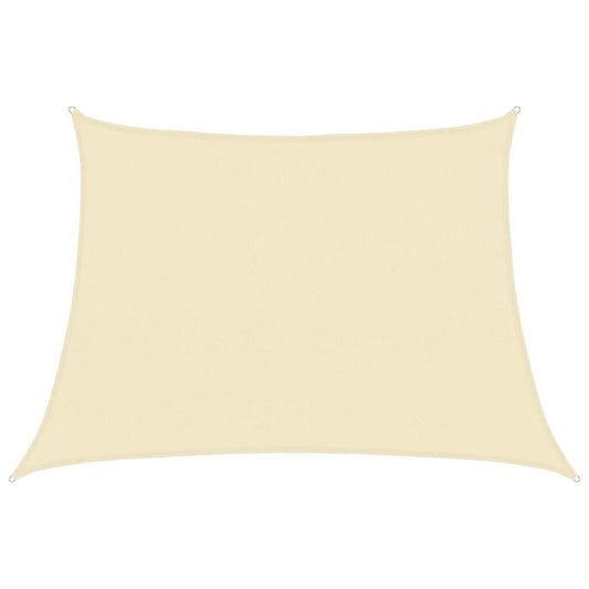 Vidaxl Toldo De Vela Hdpe Color Crema 160 G/m² 4/5x3 M_0